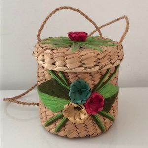 RAFFIA ROUND ARTISAN HAND WOVEN SHOULDER BAG